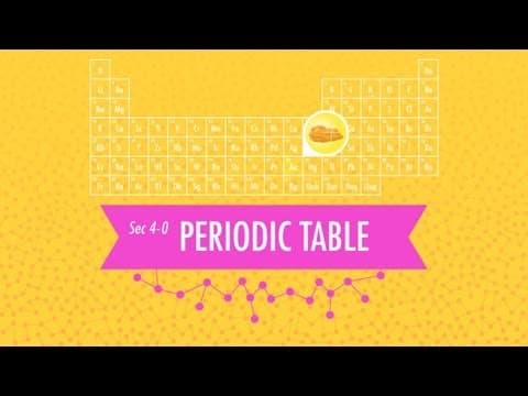 The Periodic Table Crash Course Chemistry