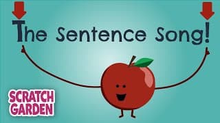 The Sentence Song|English Songs|Scratch Garden