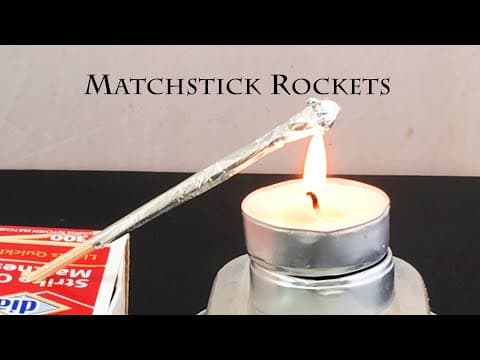 Matchstick Rockets | STEM Activity