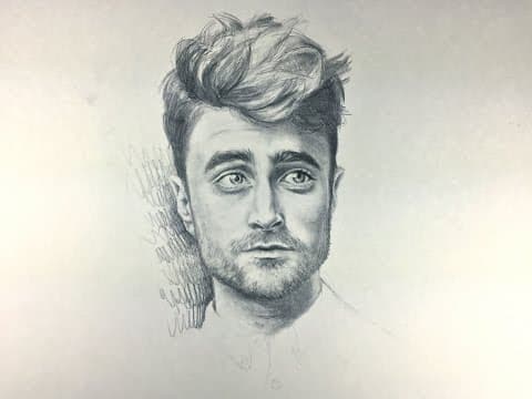 How to draw masculine features