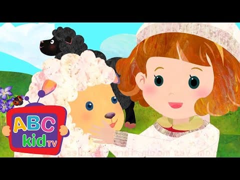 Baa Baa Black Sheep🐏 | Simple Nursery Rhymes | ABC Kid TV Nursery Rhymes & Kids Songs