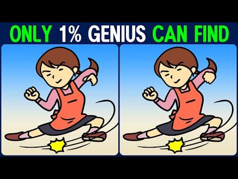 【Find the Difference】 Did you find all the differences? Then you are a genius!