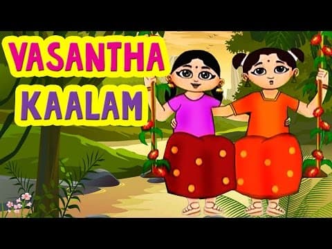Vasantha Kaalam - Chinnari Chitti Patalu - Cartoon Nursery Rhyme for Kids