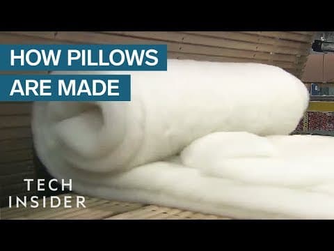 How Pillows Are Made - YouTube