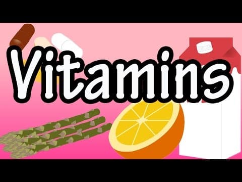 Vitamins - What are Vitamins - Types Of Vitamins - Fat Soluble Vitamins - Water Soluble Vitamins