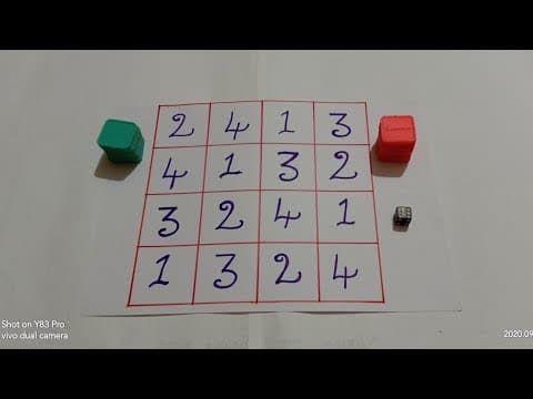 Fun games # 5 || Paper and pen games for children || Children number board game