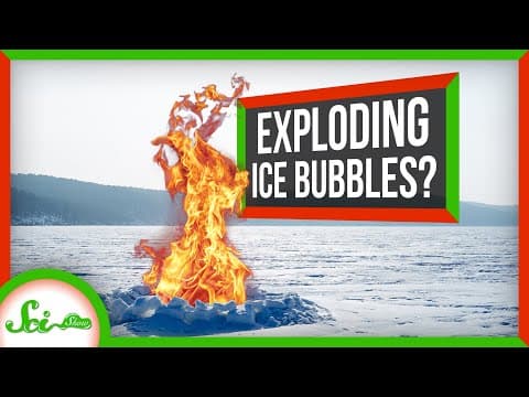 Why Some Frozen Lakes Catch Fire - YouTube