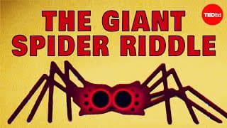 Can you solve the giant spider riddle.