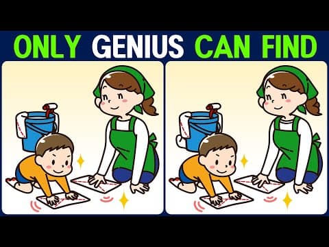Puzzle / Find the Difference │Improve your concentration and keep your brain healthy!