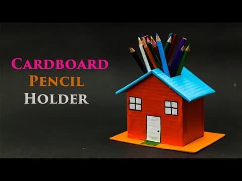 Diy Cardboard Pencil Holder