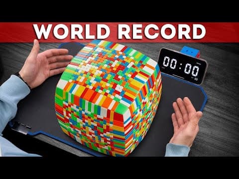 SPEED SOLVING OF THE BIGGEST RUBIK’S CUBE IN THE WORLD 19x19x19