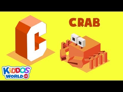 Learning the isometric illustration of abc animals and names from a to z