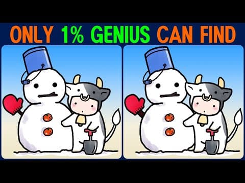 【Find the Difference】 Spot the differences in similar picture puzzles!