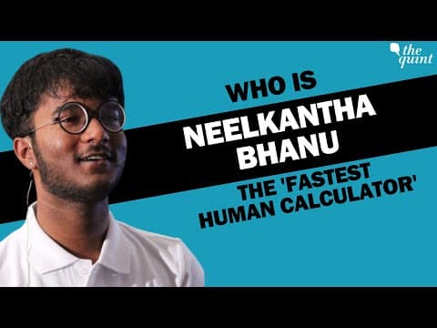 Meet Neelkantha Bhanu Prakash, World's 'Fastest Human Calculator' | Maths Day
