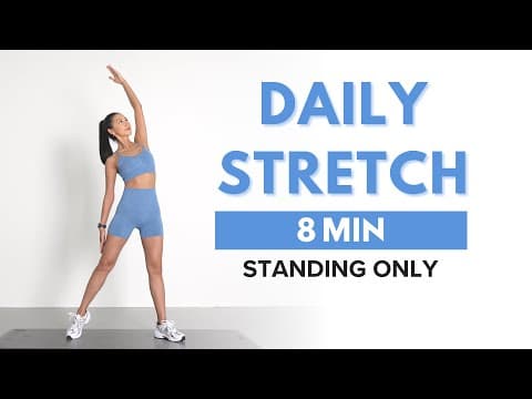 BEST DAILY STRETCHING ROUTINE - 8 min Dynamic Stretching Warm Up Routine