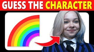 Guess the Wednesday Character by ONLY 1 Emoji
