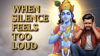 Silence Feels Uncomfortable | Gita Verse 6.26 Explained