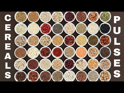 Cereals, Pulses and Grains names | Millets Name 