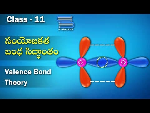 సంయోజకత బంధ సిద్ధాంతం | Valence Bond Theory | Chemical Combination