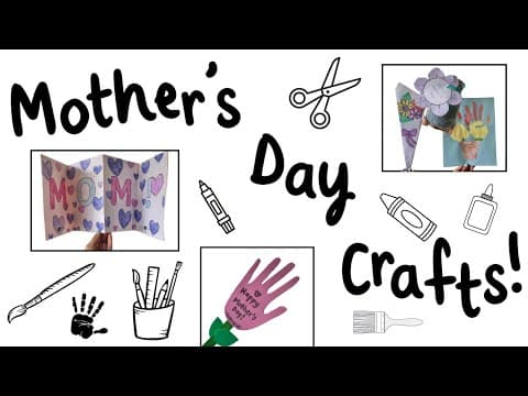 5 Crafts for Mothers Day | Mothers Day for Kids | Gifts for Mothers Day | Twinkl