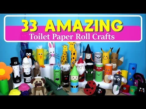 33 Amazing Toilet Paper Roll Crafts for Kids