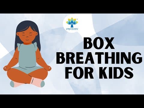 Breathing Exercise to improve lung capacity and immunity | Kids Yoga | Box Breath | Yoga Guppy