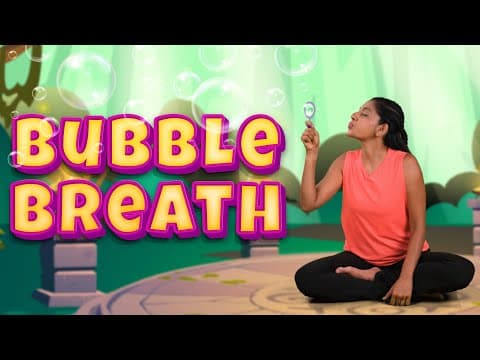 Bubble Breathing | Fun Breathing Exercise for Kids | Yoga Guppy by Rashmi Ramesh