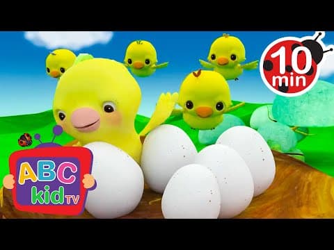 Five Little Birds 🐦 | Animal Stories for Toddlers - ABC Kid TV | Nursery Rhymes &amp; Kids Songs