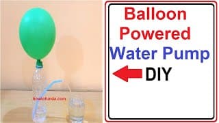 Balloon Powered Water Pump | Air Pressure Science Experiment