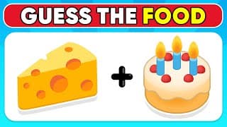 Can You Guess The FOOD By Emoji?  Emoji Quiz | Sweet Food Edition