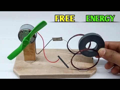 Free electricity generator homemade
