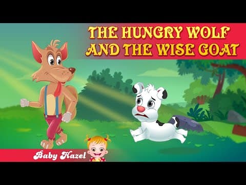 Hungry Wolf & The Wise Goat English Story | English Fairy Tales By Baby Hazel ‪@Animated_Stories‬