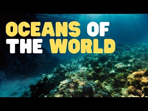 Oceans of the world for kids - learn all about the 5 oceans of the earth