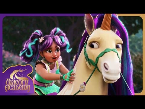 Ava is SUPER Proud of her Unicorn, Leaf! | Unicorn Academy 🦄🌈 | Magical Cartoons for Kids