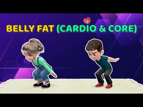 BELLY FAT WORKOUT FOR KIDS – CARDIO & CORE EXERCISES