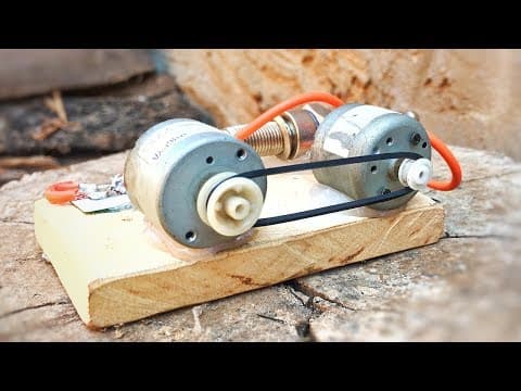 Mini Wireless Free Energy Generator 100% Self Running Motor