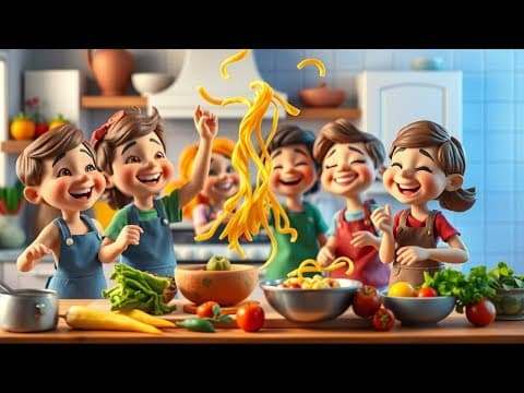 Pasta song... Mamma Mia!!! | Kids song | Nursery rhymes
