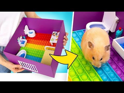 How to make huge pop - it hamster maze