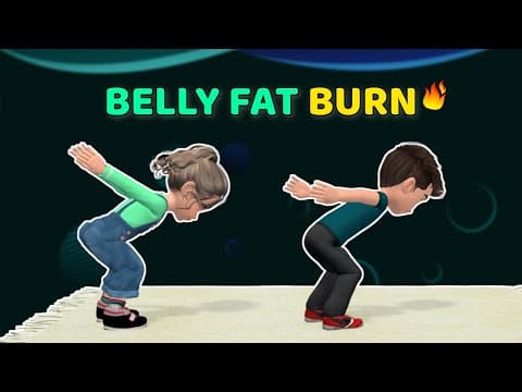 TOP 10 EXERCISES FOR KIDS: BURN BELLY FAT