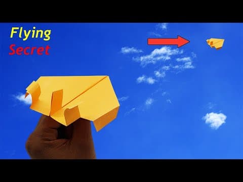 How To Make an Airplane out of Paper - Simple Tricks Can Fly Far