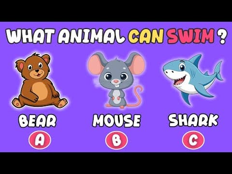 Guess the Sea Animal! 🌊 | Fun General Knowledge Quiz & Ocean Facts for Kids