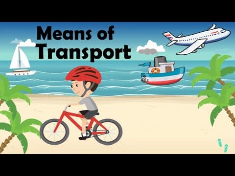 Means of transport - Means of Transport for kids