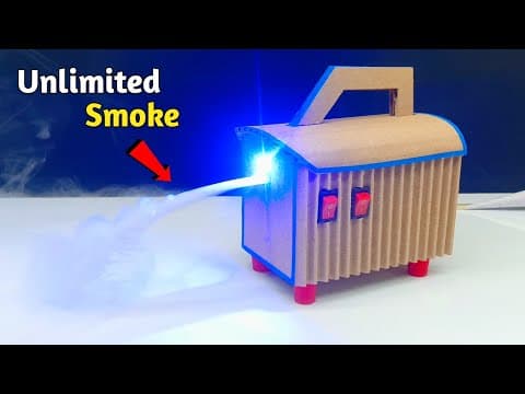 How To Make Mini Smoke Machine With Water Pump || Science Exhibition Project Working Model