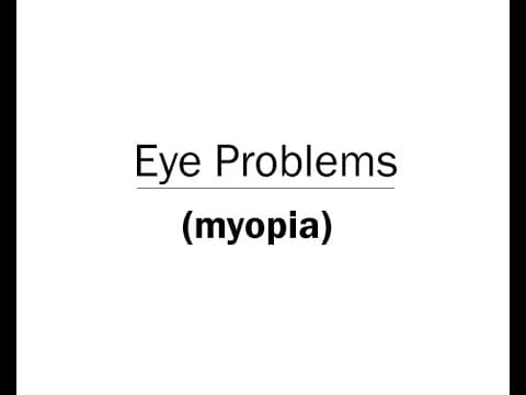 Eye Problems Myopia Animation Telugu Audio