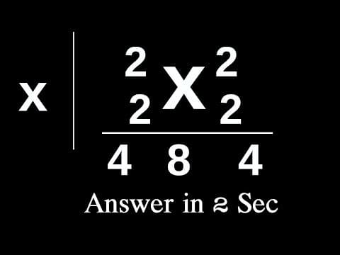 Vedic maths tricks - cross multiplication method - faster calculations