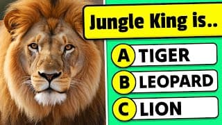 How Good Is Your Knowledge of ANIMALS?  General Knowledge