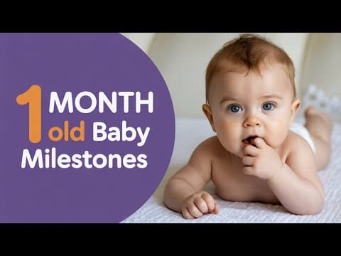 1 Month Old Baby Milestones – What to Expect + How to Support