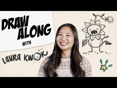 Draw a sad sunflower