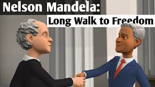 Nelson Mandela|Long Walk to Freedom Class 10 animation in English