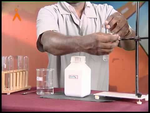 Preparation of Carbon dioxide (with Calcium Carbonate) (TELUGU)